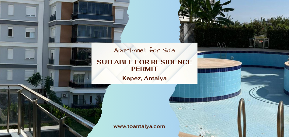 Apartment for sale suitable for real estate residence in Antalya