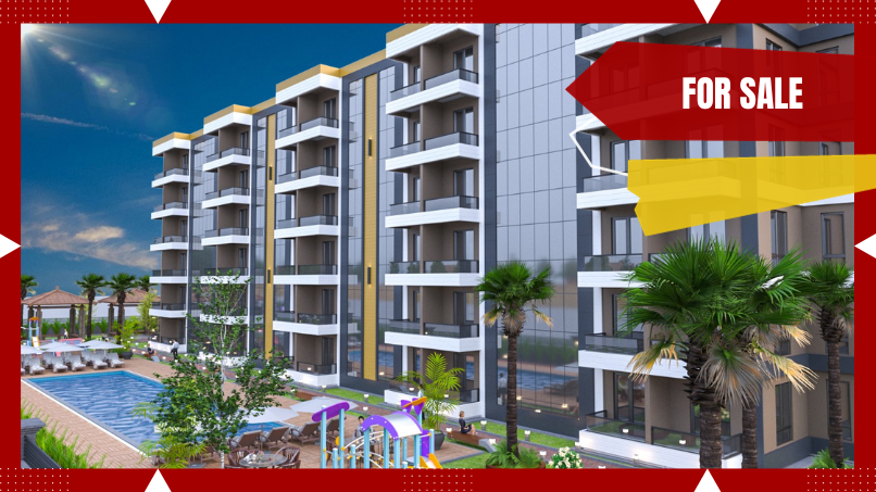 Apartments for sale in installments in Antalya within NOVA LIFE complex