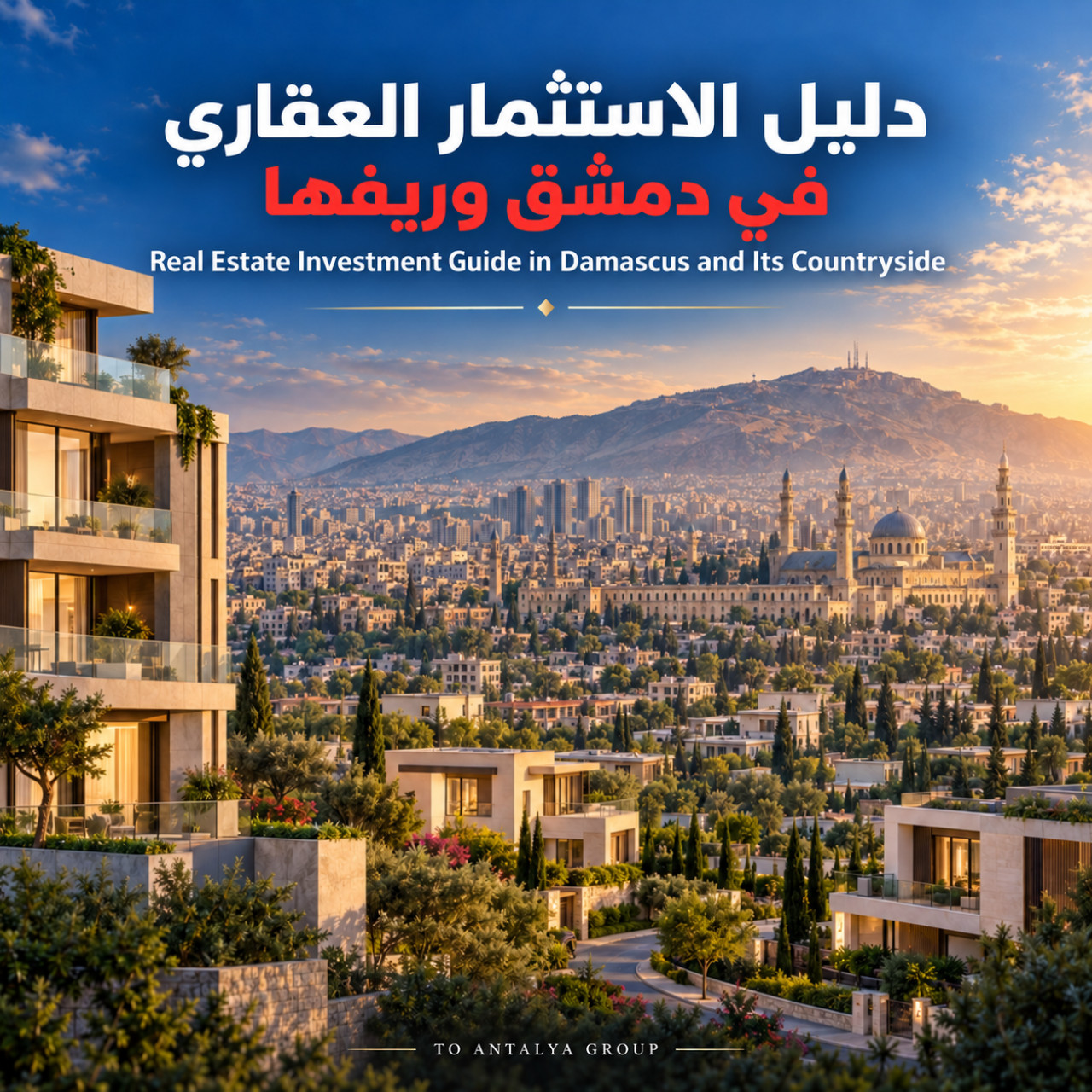 راهنمای سرمایه‌گذاری در املاک و مستغلات در دمشق و حومه آن