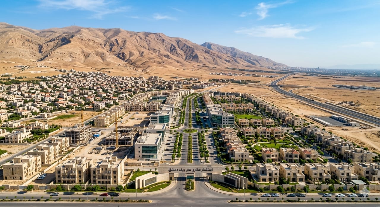 عقارات ريف دمشق 2026: الملاذ الآمن للاستثمار والنمو المالي المستدام