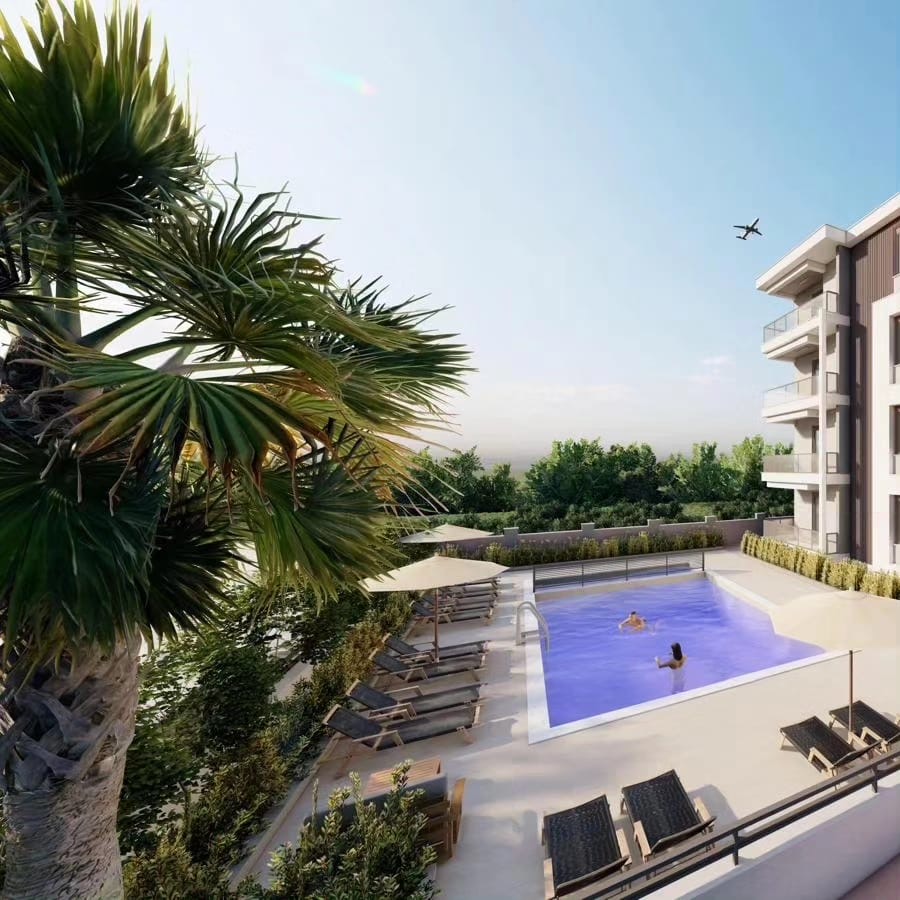 Apartments for sale within the “Ekol Novis Paradise” complex in Altintas, Antalya